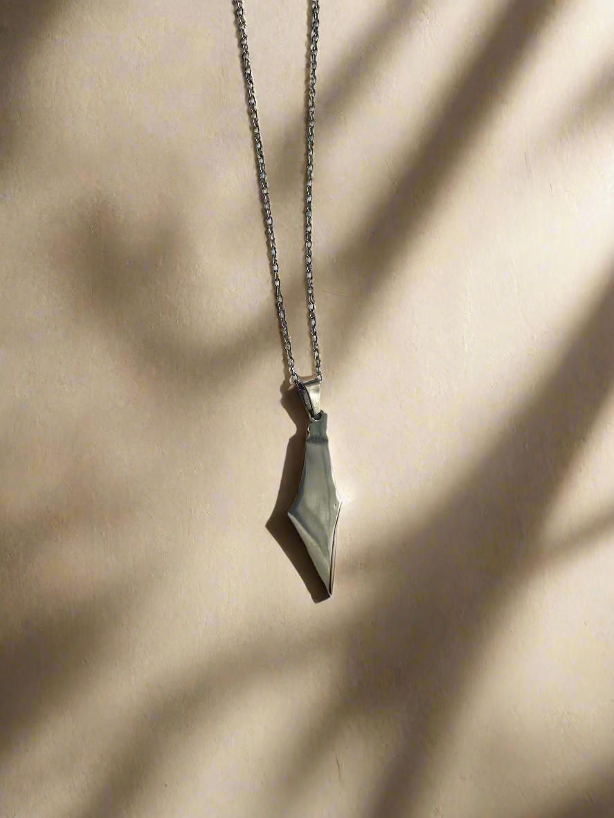 Palestine Map Necklace