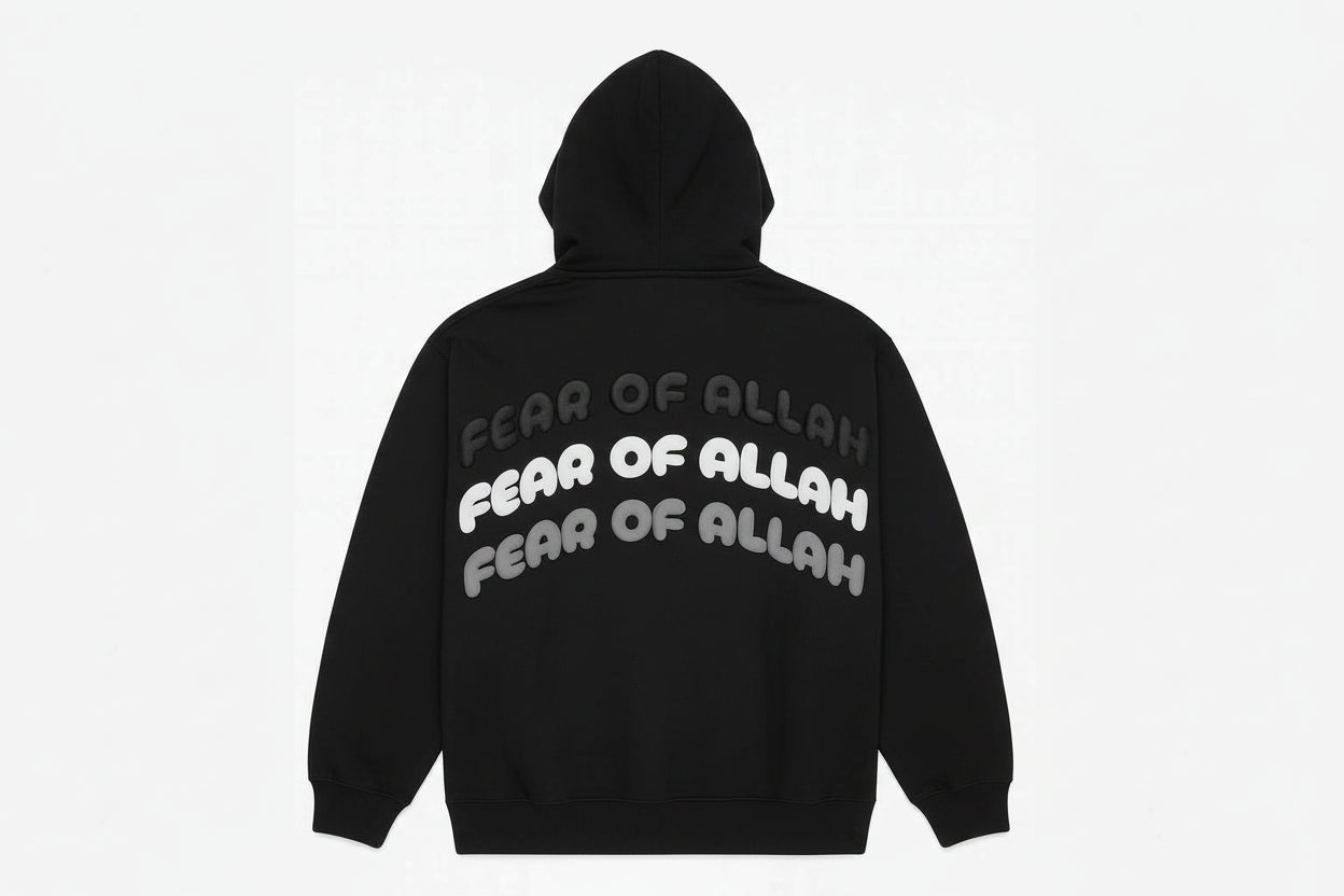 Black “ Fear of Allah” Hoodie