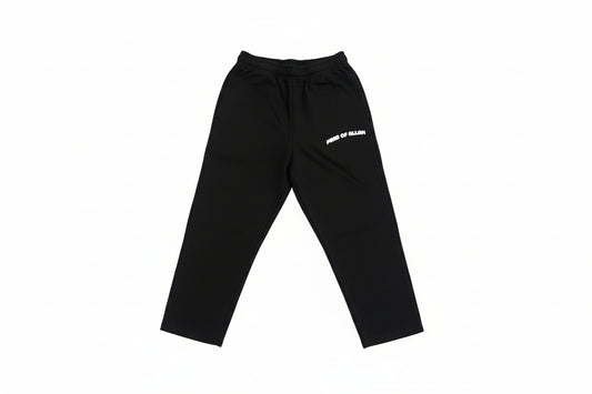 Flared Black "Fear Of Allah" Pants